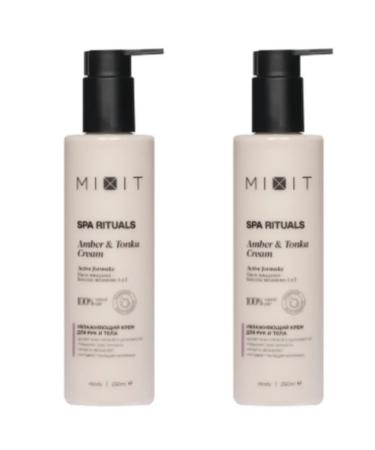 MIXIT Cream SPA RITUALS AMBER & TONKA 250 ml 2 pcs