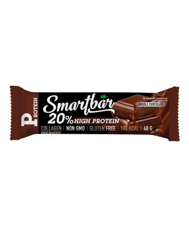 Smartbar Protein Baton Double chocolate in dark glaze