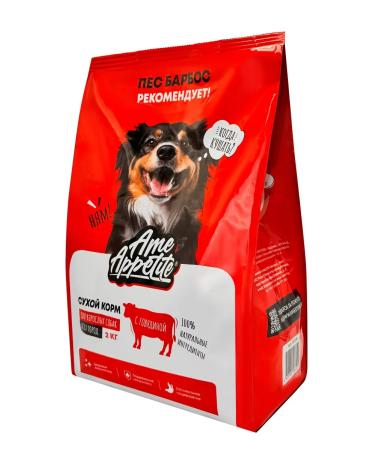 AmeAppetite Dry food for dogs with beef 12 kg - Buy Online on GoSupps.com