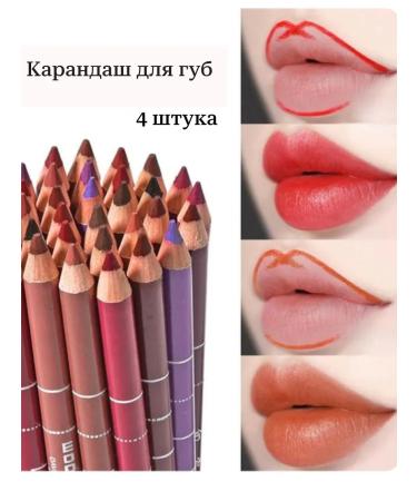 LIPLINER Contour lip pencil 4 pcs tone 12 27