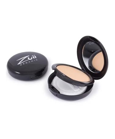 Zuii Organic Compact powder with a mirror a shade of Alabaster - Buy Online on GoSupps.com