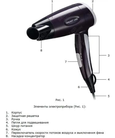 Galaxy Folding hair dryer with a GL4338 +gift! - Buy Online on GoSupps.com