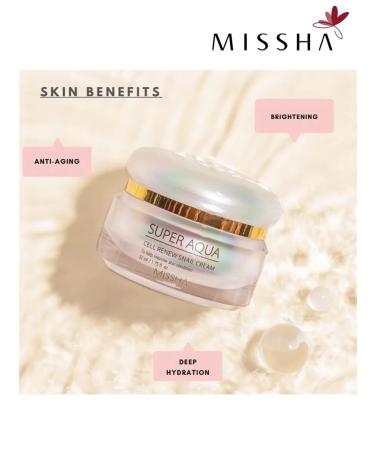 MISSHA Cell RENEW SNAIL regenerating facial anti -aging face - Buy Online on GoSupps.com