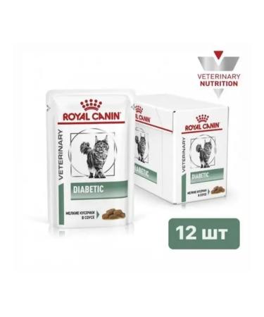 ROYAL CANIN Wet food Diabetic (sauce) for cats 85 g x 12 pcs