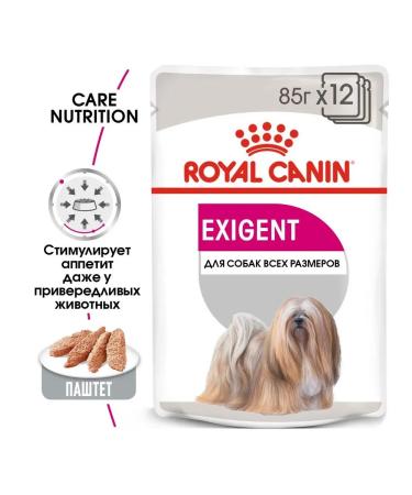 ROYAL CANIN Exigent feed for dogs Wet 85 g x 12 pieces - Buy Online on GoSupps.com