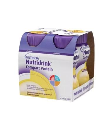 Nutridrink compact protein banana 125ml 4pcs - 2UP - Buy Online on GoSupps.com