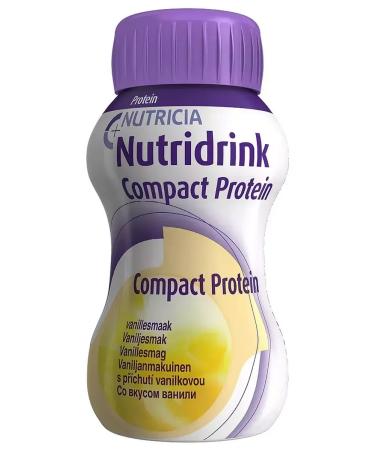 Nutridrink Nutridrynk compact protein vanil 125ml 4pcs - 3UP - Buy Online on GoSupps.com