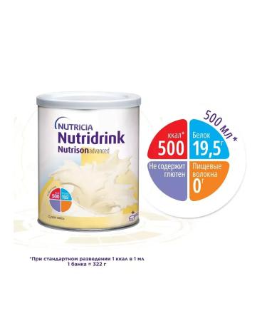Nutridrink Nutrizon Edanst mixture dry 322 g - 4 pcs - Buy Online on GoSupps.com