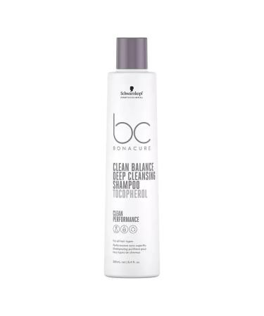 Schwarzkopf Bonacure st clean shampoo is deep. Cleaning 250ml