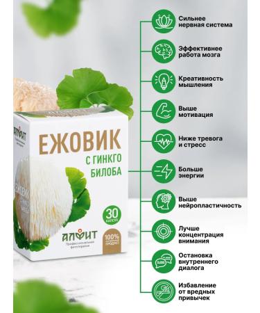 Ezhovik Combed from ginkgo biloba Gift box - Buy Online on GoSupps.com
