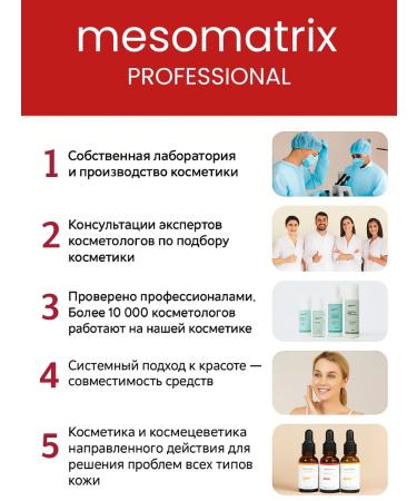 Mesomatrix Professional Serum with niacinamide and zinc from acne - Buy Online on GoSupps.com