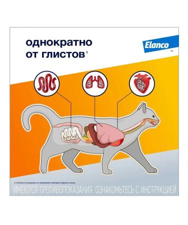 Bayer Lawyer Antiparasitic drug for cats 4-8kg 3P*0.8ml - Buy Online on GoSupps.com