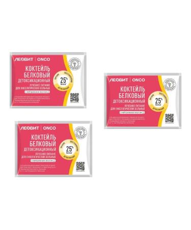 LEOVIT ONCO Protein detox cocktail for onco patients 20g - 3 pcs