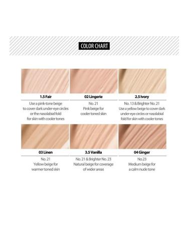 Clio Cover Airy-Fit Concealer 3.5-Bo Vanila-weightless concealer - Buy Online on GoSupps.com
