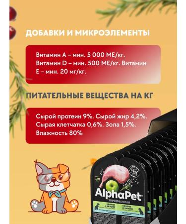 AlphaPet Liquid food for dogs assorted tastes - Buy Online on GoSupps.com