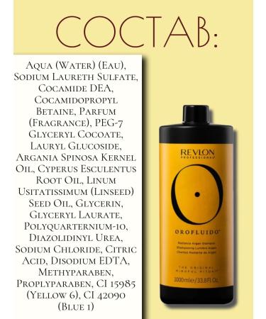Revlon Professional Revlon orfluido shampoo with argan oil 1000ml - Buy Online on GoSupps.com