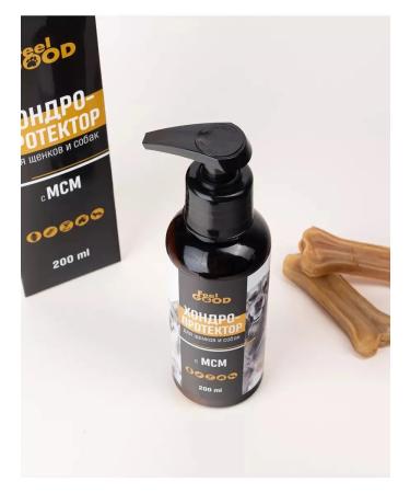 Chondroprotector with MSM for puppies and dogs Feelgood 200 ml - Buy Online on GoSupps.com