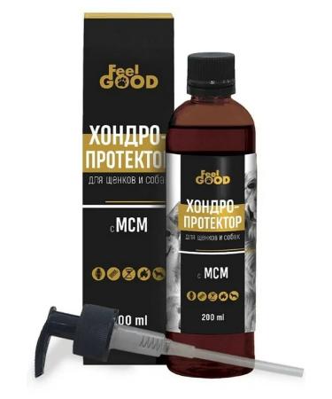 Chondroprotector with MSM for puppies and dogs Feelgood 200 ml - Buy Online on GoSupps.com