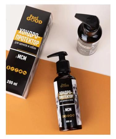 Chondroprotector with MSM for puppies and dogs Feelgood 200 ml - Buy Online on GoSupps.com