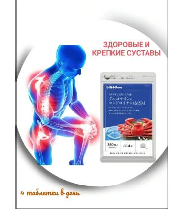 Seedcoms Glucosamine chondroitin MSM for joint restoration - Buy Online on GoSupps.com