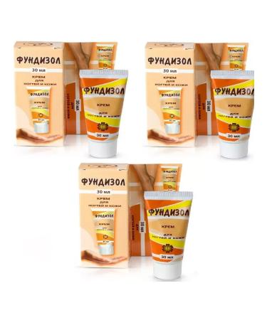Fundizol Nail and skin cream 30 ml 3 pcs