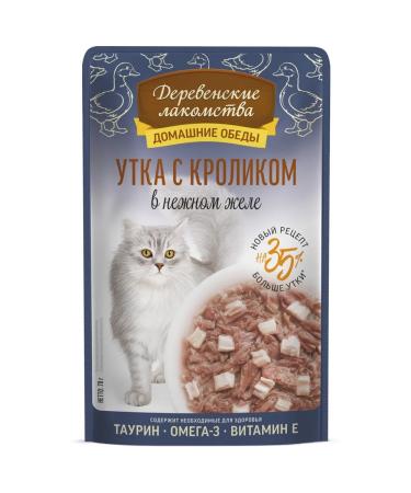 Country delicacies Duck with rabbit for cats 70g