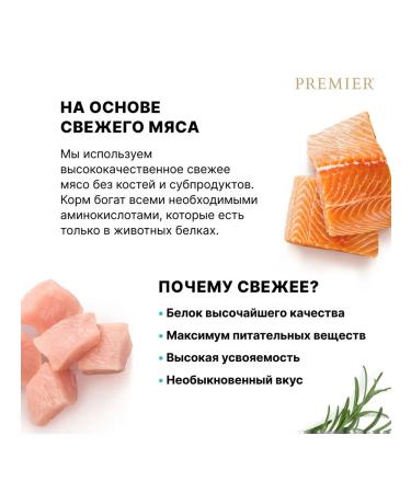 PREMIER Dry food for cats Sterilized salmon and turkey 2 kg - Buy Online on GoSupps.com