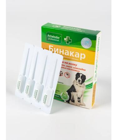 Beekeeper Drops from fleas and ticks for large dogs Binakar 4 PIP - Buy Online on GoSupps.com