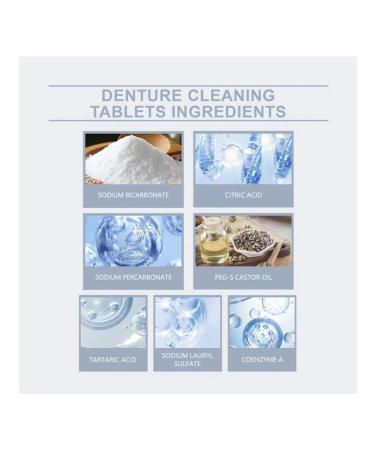 Set of sheets for cleaning dentures (1 set) - Buy Online on GoSupps.com