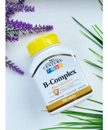 21st Century B Complex Plus Vitamin C 100 tablets