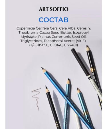 ART SOFFIO Soffio Masters Long Action & Sated Color eyebrows - Buy Online on GoSupps.com