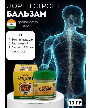 Joint ointment from the pain Loren Strong