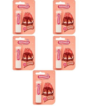 gourmand lipstick lipgenic hygiene chocolate cheesecake 5 pcs