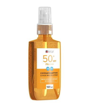 MILV Sunny dry oil for the body and face SPF 50+ - Buy Online on GoSupps.com