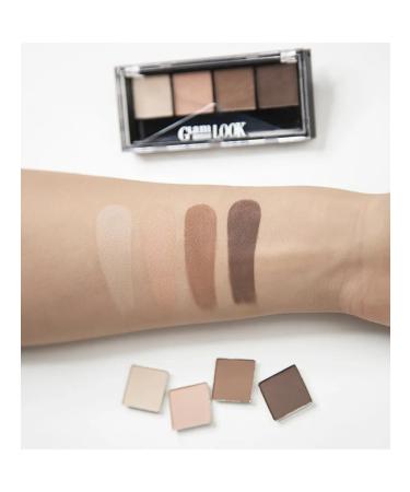 Belarusian cosmetics Eye Glam look matte palette tone 1 - Buy Online on GoSupps.com