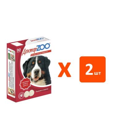 Doctor ZOO Delicacy multivitamin health of the skin of dogs 90 tab 2 pcs