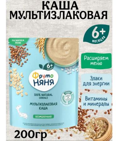 Frutonyanya Silent Multicar -haired Multi -Little Porridge from 6 months 200g