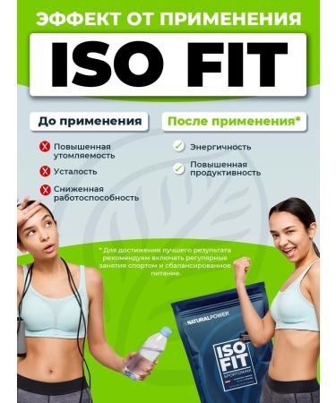 Natural power Isotonic NaturalPower ISO FIT 1500 GR black currant - Buy Online on GoSupps.com