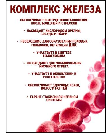 NATURAL PHARMACY ARGO Iron complex with cofactors - Buy Online on GoSupps.com