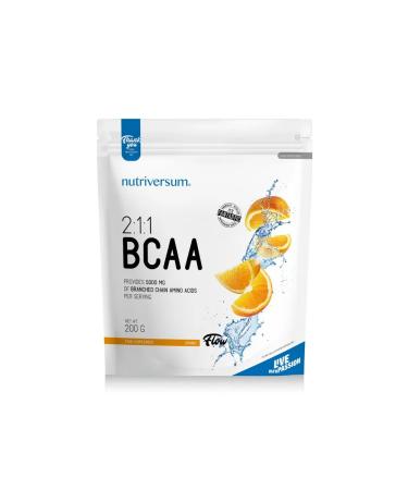Nutriversum Amino acids BCAA 2 1 1 200 grams of orange - Buy Online on GoSupps.com