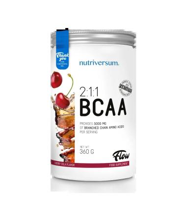 Nutriversum Amino acids BCAA 2 1 1 360 grams of cherry cola - Buy Online on GoSupps.com