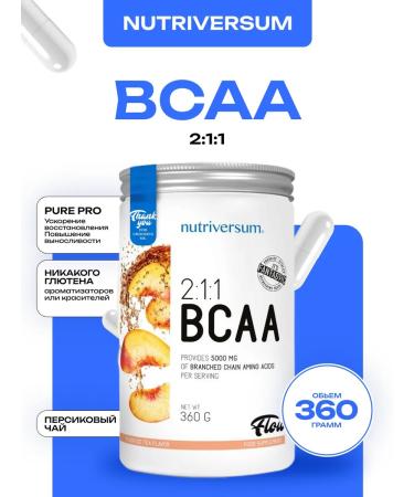 Nutriversum Amino acids BCAA 2 1 1 Persian tea 360g