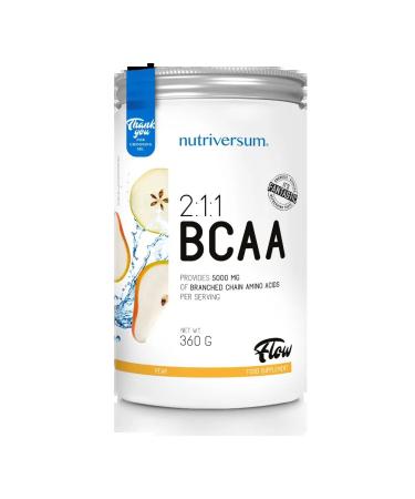 Nutriversum Amino acids BCAA 2 1 1 with a taste of a pear 360 grams - Buy Online on GoSupps.com