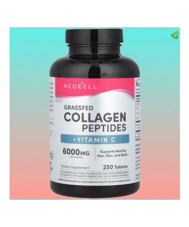 Neocell Collagen peptides + vitamin C 250 tablets