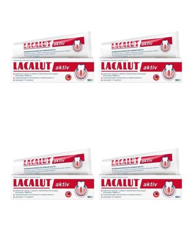 LACALUT Toothpaste Aktiv 90g 4 pcs
