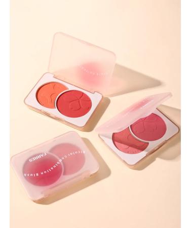 FARRES Facial blush matte pink dry compact makeup - Buy Online on GoSupps.com
