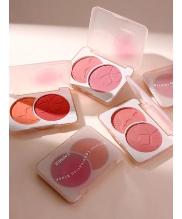 FARRES Facial blush matte pink dry compact makeup - Buy Online on GoSupps.com