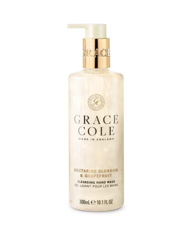 Grace Cole Liquid soap with a dispenser of a nectarine flower and grapefruit 300ml