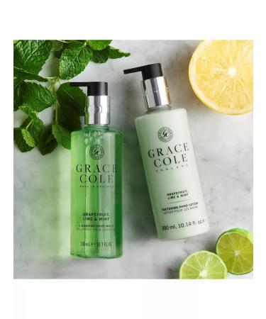 Grace Cole Liquid soap with a handle for hand grapefruit lime and mint 300ml - Buy Online on GoSupps.com