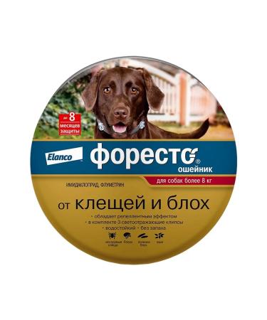 Elanco Forest collar from fleas and ticks for dogs more than 8 kg - Buy Online on GoSupps.com